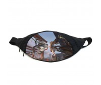 Поясная сумка бананка Геншин Genshin impact (GB GI 043) Gear Bag черная