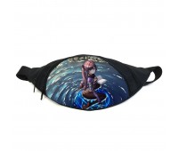 Поясная сумка бананка Геншин Genshin impact (GB GI 044) Gear Bag черная