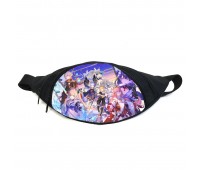 Поясная сумка бананка Геншин Genshin impact (GB GI 045) Gear Bag черная