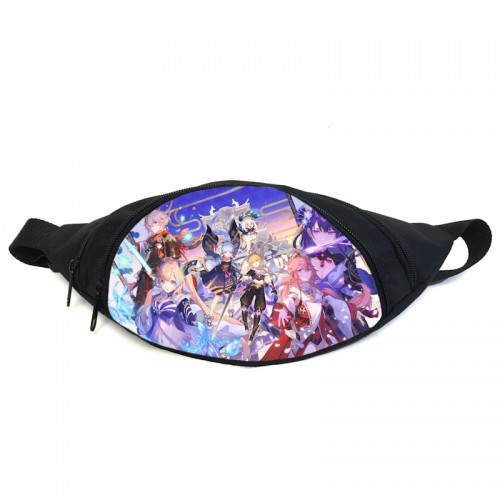 Поясная сумка бананка Геншин Genshin impact (GB GI 045) Gear Bag черная Поясная сумка бананка Геншин Genshin impact (GB GI 045) Gear Bag черная