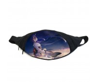 Поясная сумка бананка Геншин Genshin impact (GB GI 046) Gear Bag черная
