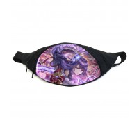 Поясная сумка бананка Геншин Genshin impact (GB GI 047) Gear Bag черная
