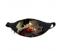 Поясная сумка бананка Геншин Genshin impact (GB GI 056) Gear Bag черная