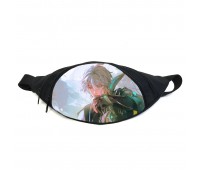 Поясная сумка бананка Геншин Genshin impact (GB GI 061) Gear Bag черная