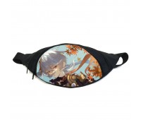 Поясная сумка бананка Геншин Genshin impact (GB GI 063) Gear Bag черная