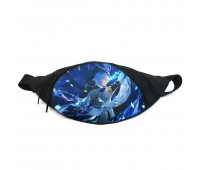 Поясная сумка бананка Геншин Genshin impact (GB GI 064) Gear Bag черная