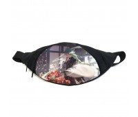Поясная сумка бананка Геншин Genshin impact (GB GI 066) Gear Bag черная