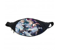 Поясная сумка бананка Геншин Genshin impact (GB GI 069) Gear Bag черная