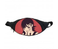 Поясная сумка бананка Человек бензопила Chainsaw Man (GB СwM 03) Gear Bag черная