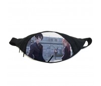 Поясная сумка бананка Человек бензопила Chainsaw Man (GB СwM 017) Gear Bag черная