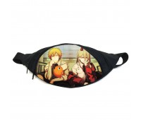 Поясная сумка бананка Человек бензопила Chainsaw Man (GB СwM 020) Gear Bag черная