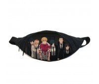 Поясная сумка бананка Человек бензопила Chainsaw Man (GB СwM 024) Gear Bag черная