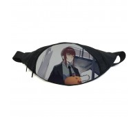 Поясная сумка бананка Человек бензопила Chainsaw Man (GB СwM 031) Gear Bag черная