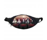 Поясная сумка бананка Человек бензопила Chainsaw Man (GB СwM 040) Gear Bag черная