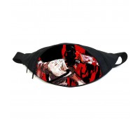 Поясная сумка бананка Человек бензопила Chainsaw Man (GB СwM 045) Gear Bag черная