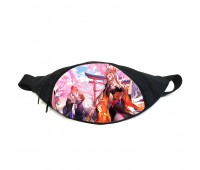 Поясная сумка бананка Человек бензопила Chainsaw Man (GB СwM 046) Gear Bag черная
