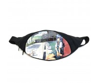 Поясная сумка бананка Евангелион Evangelion (GB Evan 02) Gear Bag черная