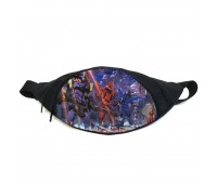 Поясная сумка бананка Евангелион Evangelion (GB Evan 07) Gear Bag черная