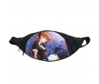 Поясная сумка бананка Евангелион Evangelion (GB Evan 09) Gear Bag черная
