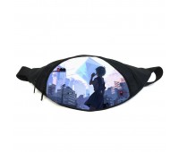 Поясная сумка бананка Евангелион Evangelion (GB Evan 018) Gear Bag черная
