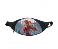 Поясная сумка бананка Евангелион Evangelion (GB Evan 033) Gear Bag черная