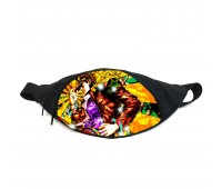 Поясная сумка бананка Невероятные приключения Джоджо JoJo Bizarre Adventure (GB Jojo 02) Gear Bag черная
