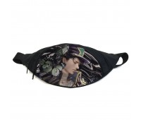 Поясная сумка бананка Невероятные приключения Джоджо JoJo Bizarre Adventure (GB Jojo 03) Gear Bag черная