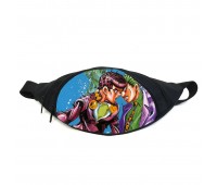 Поясная сумка бананка Невероятные приключения Джоджо JoJo Bizarre Adventure (GB Jojo 05) Gear Bag черная