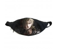 Поясная сумка бананка Невероятные приключения Джоджо JoJo Bizarre Adventure (GB Jojo 07) Gear Bag черная