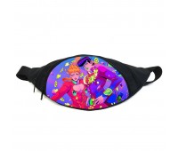 Поясная сумка бананка Невероятные приключения Джоджо JoJo Bizarre Adventure (GB Jojo 010) Gear Bag черная