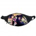 Поясная сумка бананка Невероятные приключения Джоджо JoJo Bizarre Adventure (GB Jojo 014) Gear Bag черная