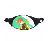 Поясная сумка бананка Невероятные приключения Джоджо JoJo Bizarre Adventure (GB Jojo 016) Gear Bag черная