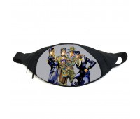 Поясная сумка бананка Невероятные приключения Джоджо JoJo Bizarre Adventure (GB Jojo 017) Gear Bag черная