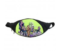 Поясная сумка бананка Невероятные приключения Джоджо JoJo Bizarre Adventure (GB Jojo 018) Gear Bag черная