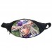 Поясная сумка бананка Невероятные приключения Джоджо JoJo Bizarre Adventure (GB Jojo 020) Gear Bag черная