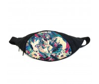 Поясная сумка бананка Невероятные приключения Джоджо JoJo Bizarre Adventure (GB Jojo 021) Gear Bag черная