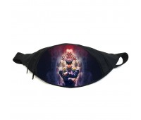 Поясная сумка бананка Невероятные приключения Джоджо JoJo Bizarre Adventure (GB Jojo 026) Gear Bag черная