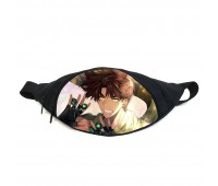 Поясная сумка бананка Невероятные приключения Джоджо JoJo Bizarre Adventure (GB Jojo 029) Gear Bag черная