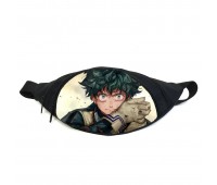 Поясная сумка бананка Моя геройская академия Boku no Hero Academia (GB BNHA 02) Gear Bag черная