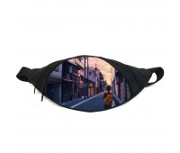 Поясная сумка бананка Моя геройская академия Boku no Hero Academia (GB BNHA 03) Gear Bag черная