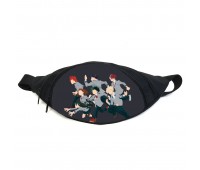 Поясная сумка бананка Моя геройская академия Boku no Hero Academia (GB BNHA 05) Gear Bag черная