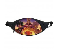 Поясная сумка бананка Моя геройская академия Boku no Hero Academia (GB BNHA 010) Gear Bag черная