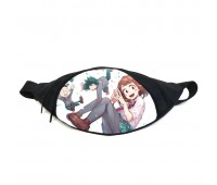 Поясная сумка бананка Моя геройская академия Boku no Hero Academia (GB BNHA 038) Gear Bag черная