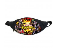 Поясная сумка бананка Моя геройская академия Boku no Hero Academia (GB BNHA 041) Gear Bag черная