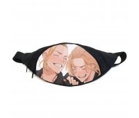 Поясная сумка бананка Токийские мстители Tokyo Revengers (GB TR 019) Gear Bag черная