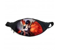 Поясная сумка бананка Токийский гуль Tokyo Ghoul (GB TG 09) Gear Bag черная