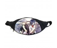 Поясная сумка бананка Токийский гуль Tokyo Ghoul (GB TG 038) Gear Bag черная