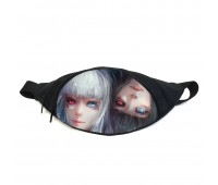 Поясная сумка бананка Токийский гуль Tokyo Ghoul (GB TG 050) Gear Bag черная