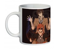 Чашка Бродячие псы Bungou stray dogs (кружка supercup BSD 0015)
