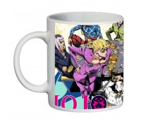 Чашка Невероятные приключения Джоджо JoJo Bizarre Adventure (кружка supercup Jojo 005)